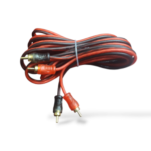 XTC RCA 2X2 MALE 5 METER RED/BLACK